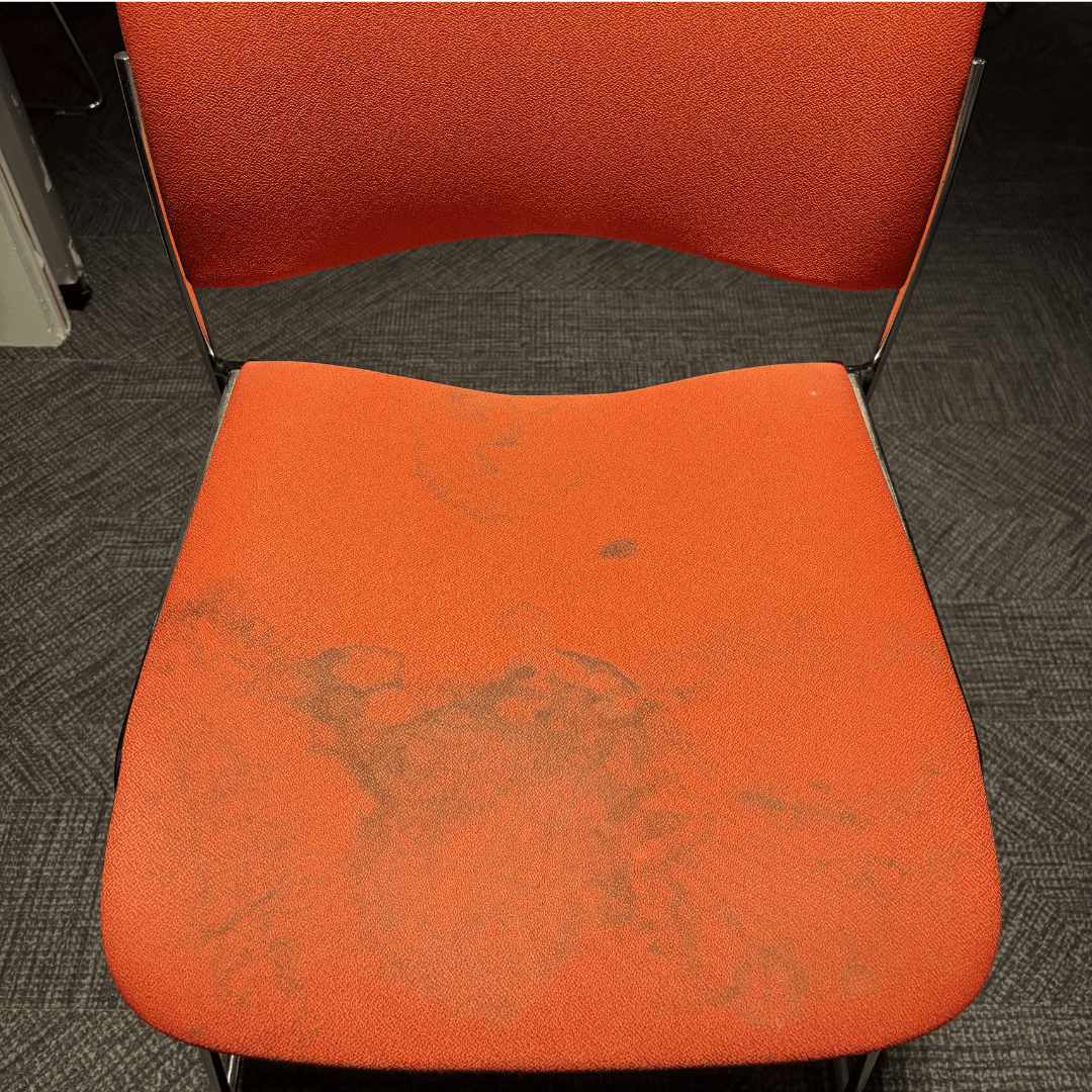 Chaise avant nettoyage