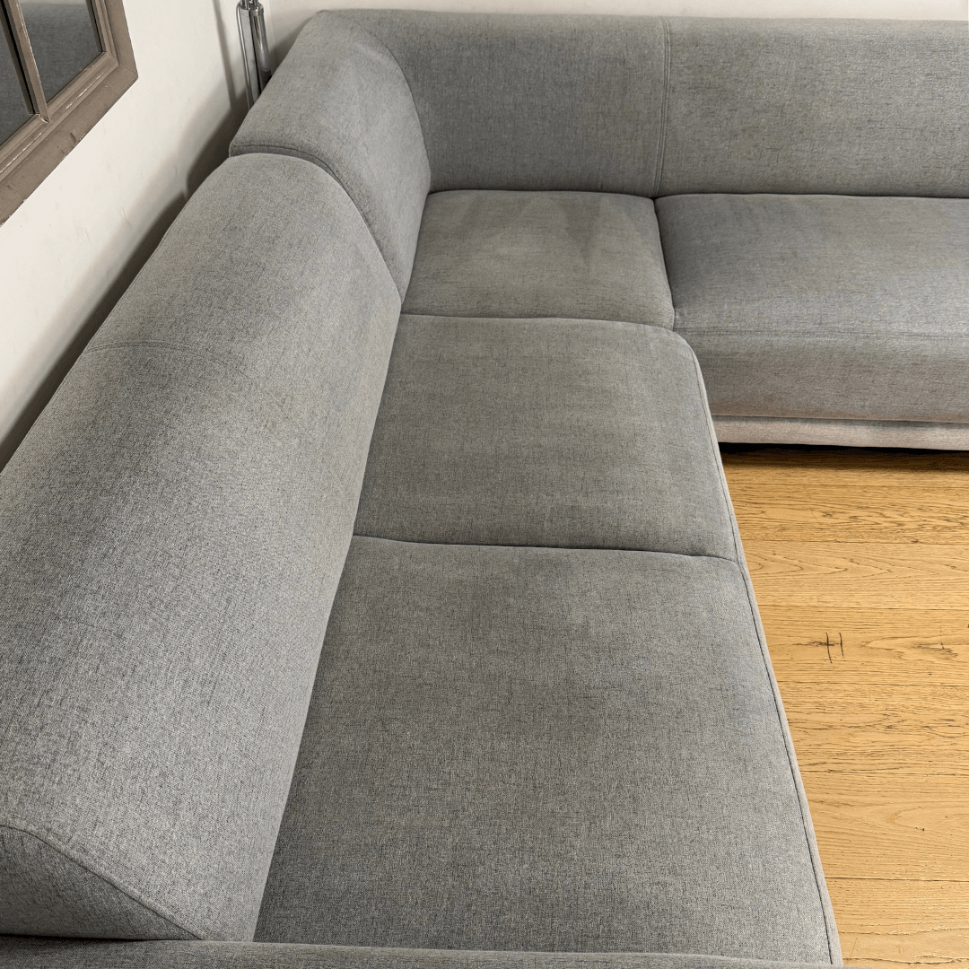 Canapé après nettoyage