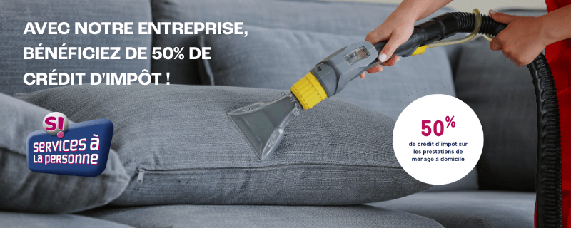 Crédit d'impôt et avance immédiate : payez votre nettoyage moitié prix