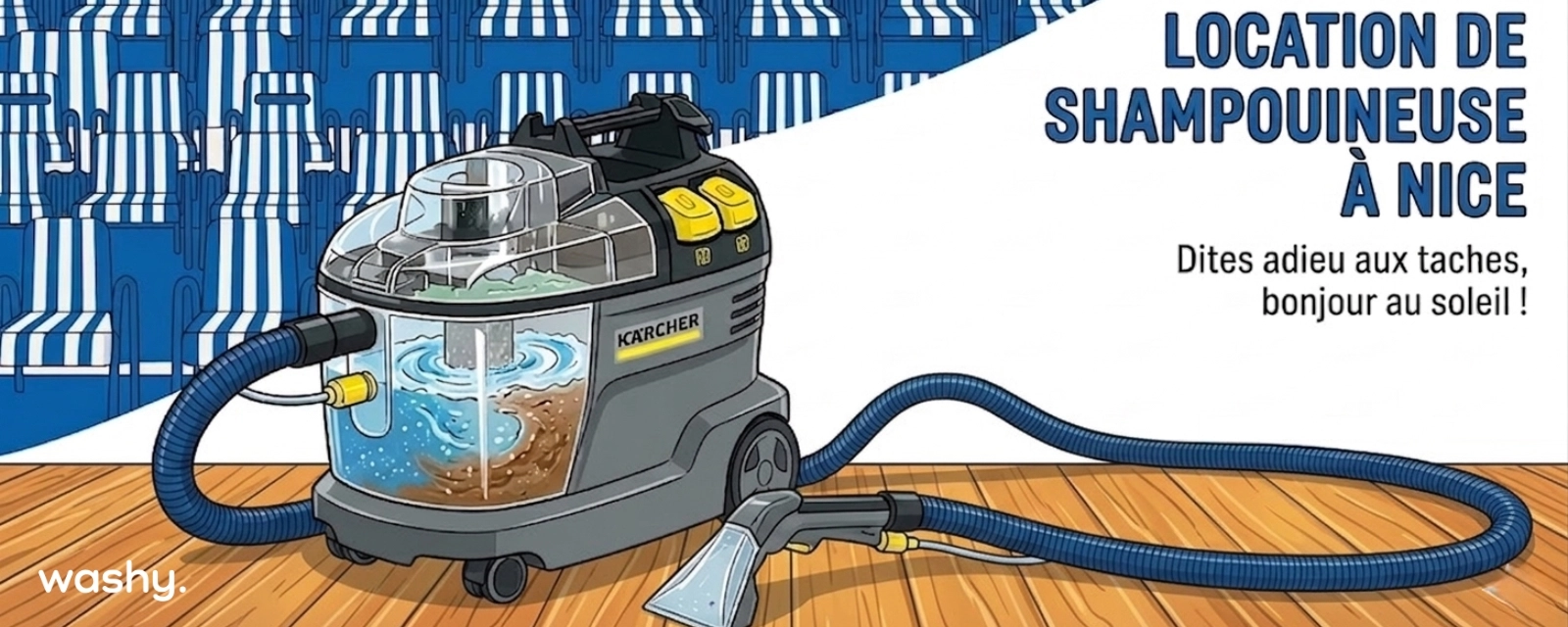 Où louer une shampouineuse à Nice